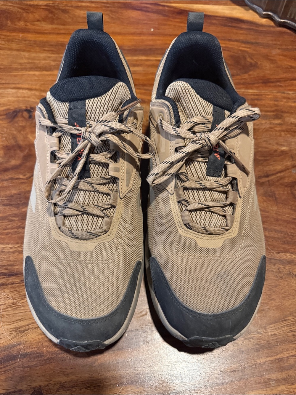 adidas Terrex Men's Tan and Black Mesh Sneakers